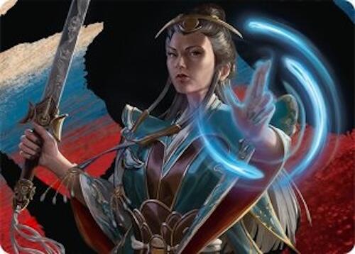 Narset, Jeskai Waymaster Art Card (44/54) [Tarkir: Dragonstorm Art Series] | Local Legends