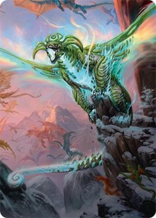 Ureni of the Unwritten Art Card (51/54) [Tarkir: Dragonstorm Art Series] | Local Legends