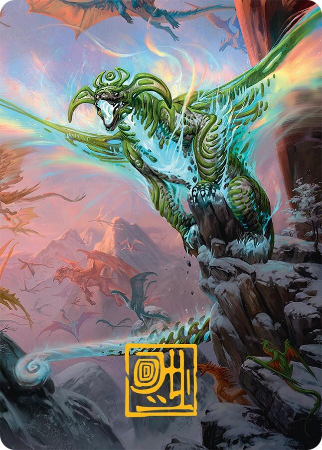 Ureni of the Unwritten Art Card (51/54) (Gold-Stamped Signature) [Tarkir: Dragonstorm Art Series] | Local Legends