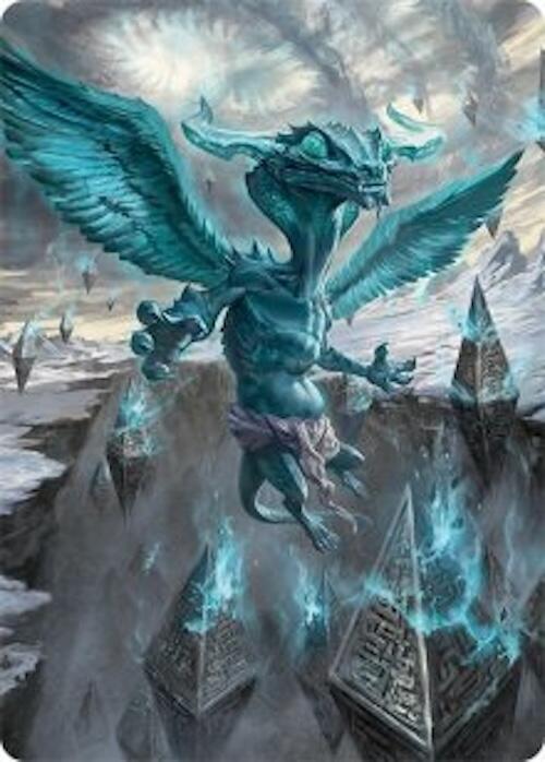 Ugin, Eye of the Storms Art Card (47/54) [Tarkir: Dragonstorm Art Series] | Local Legends