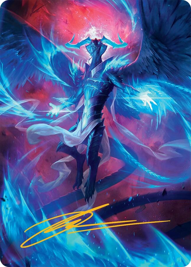 Ugin, Eye of the Storms Art Card (48/54) (Gold-Stamped Signature) [Tarkir: Dragonstorm Art Series] | Local Legends