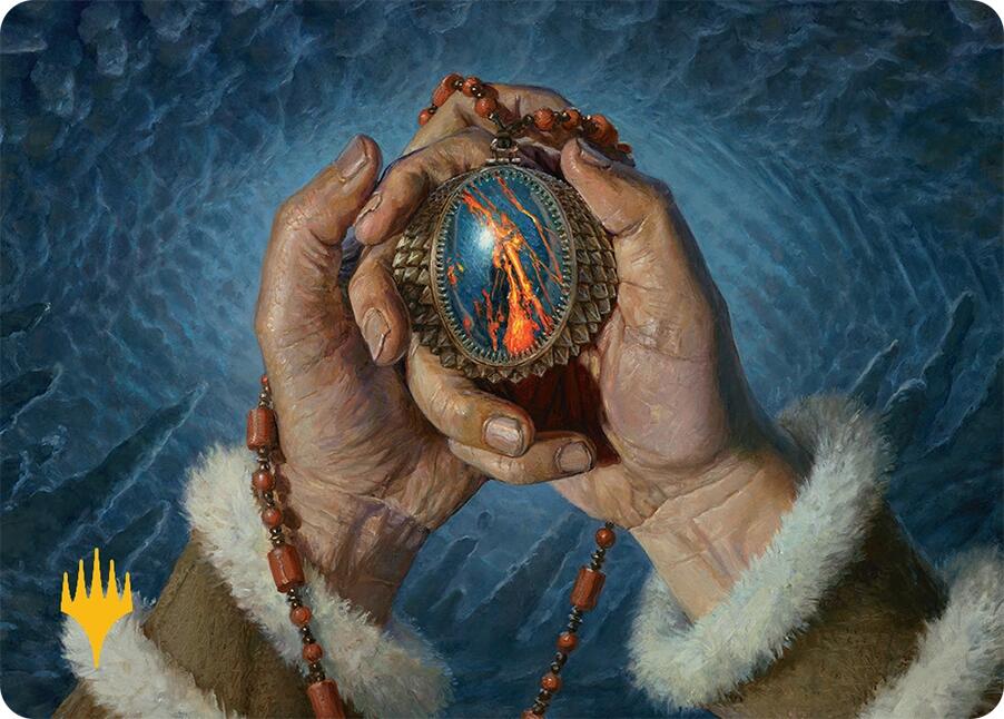 Mox Jasper Art Card (28/54) (Gold-Stamped) [Tarkir: Dragonstorm Art Series] | Local Legends