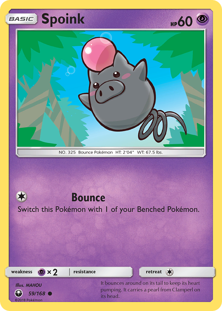 Spoink (59/168) [Sun & Moon: Celestial Storm] | Local Legends