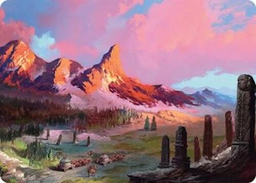 Rugged Highlands Art Card (29/54) [Tarkir: Dragonstorm Art Series] | Local Legends