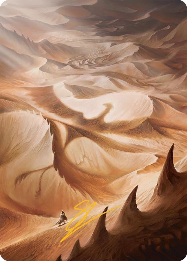 Plains Art Card (30/54) (Gold-Stamped Signature) [Tarkir: Dragonstorm Art Series] | Local Legends