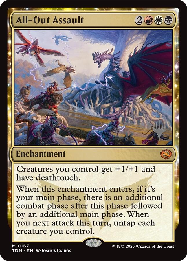 All-Out Assault [Tarkir: Dragonstorm Promos] | Local Legends
