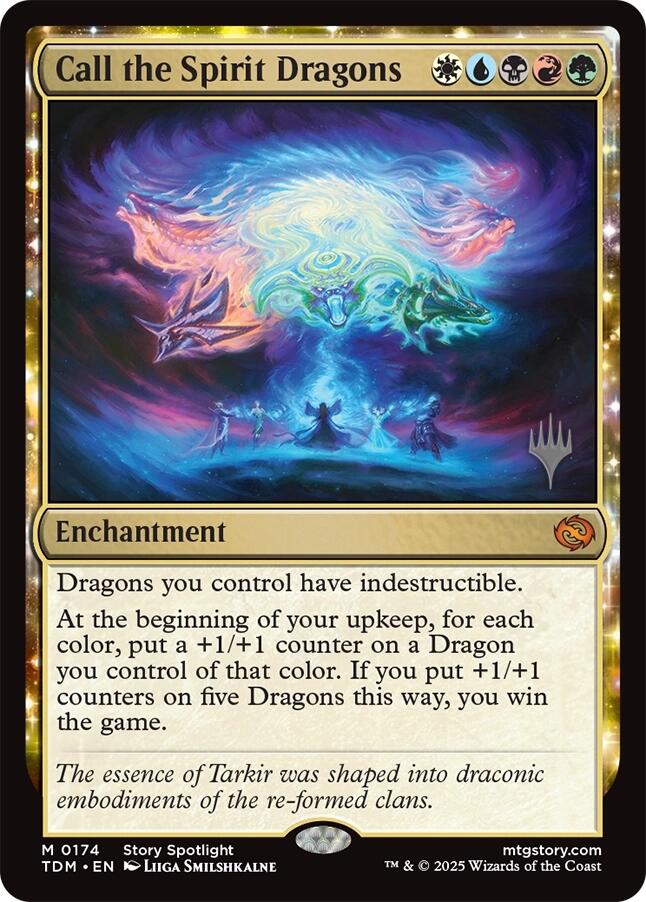 Call the Spirit Dragons [Tarkir: Dragonstorm Promos] | Local Legends
