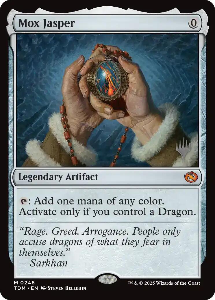 Mox Jasper [Tarkir: Dragonstorm Promos] | Local Legends