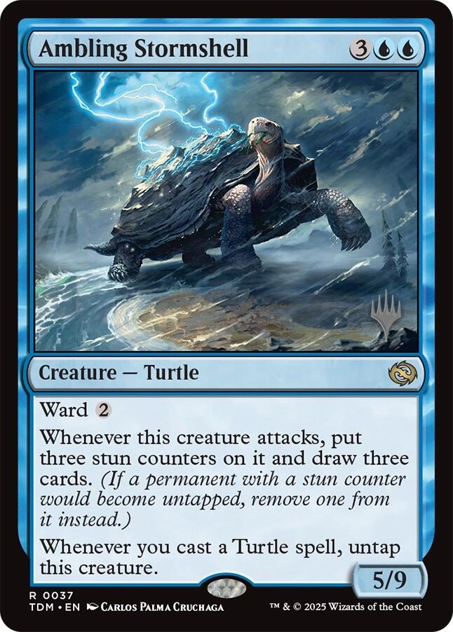 Ambling Stormshell [Tarkir: Dragonstorm Promos] | Local Legends