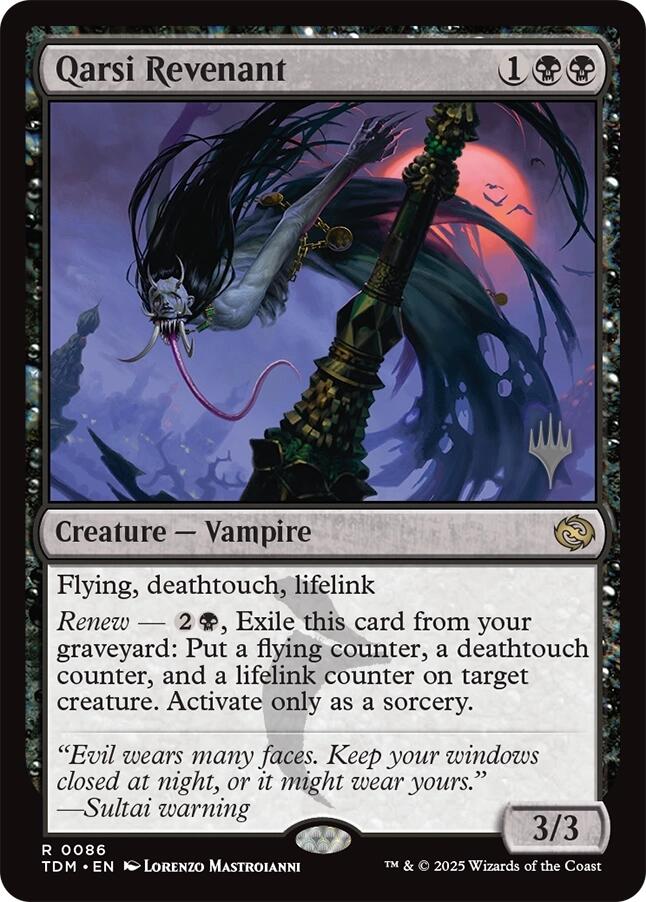 Qarsi Revenant [Tarkir: Dragonstorm Promos] | Local Legends