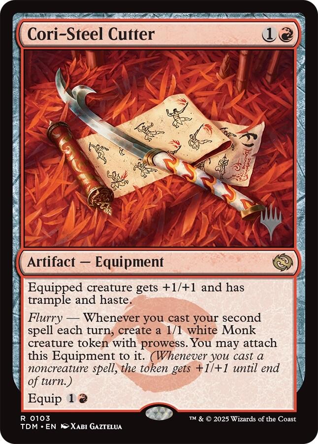 Cori-Steel Cutter [Tarkir: Dragonstorm Promos] | Local Legends
