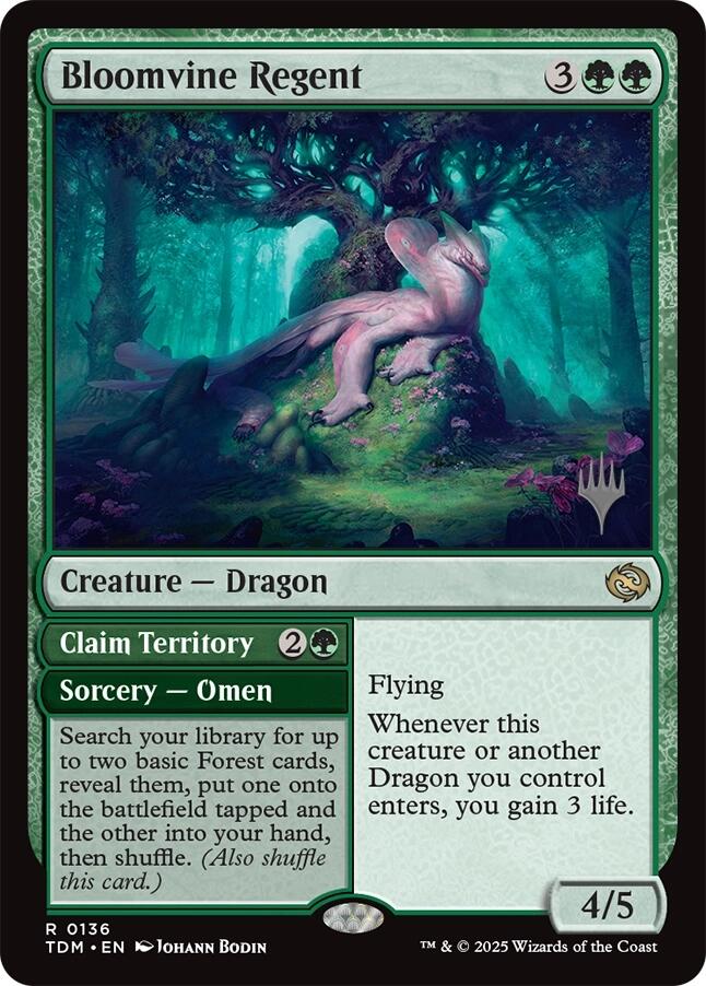 Bloomvine Regent [Tarkir: Dragonstorm Promos] | Local Legends