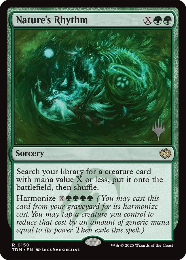 Nature's Rhythm [Tarkir: Dragonstorm Promos] | Local Legends