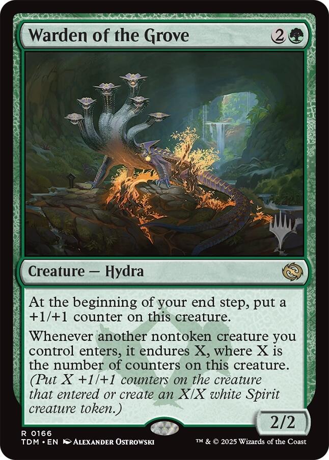 Warden of the Grove [Tarkir: Dragonstorm Promos] | Local Legends