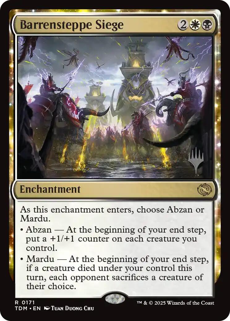 Barrensteppe Siege [Tarkir: Dragonstorm Promos] | Local Legends