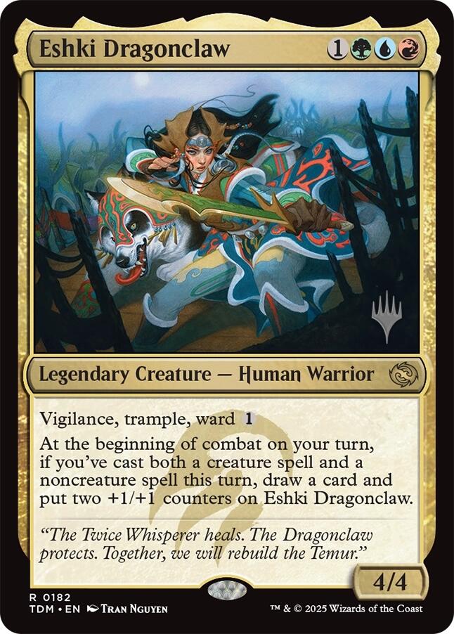 Eshki Dragonclaw [Tarkir: Dragonstorm Promos] | Local Legends