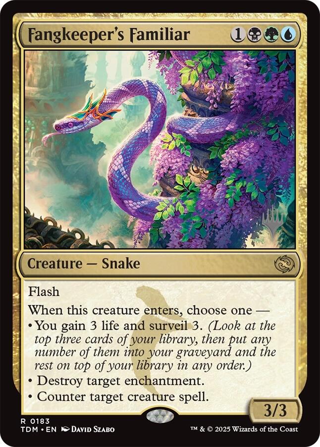 Fangkeeper's Familiar [Tarkir: Dragonstorm Promos] | Local Legends