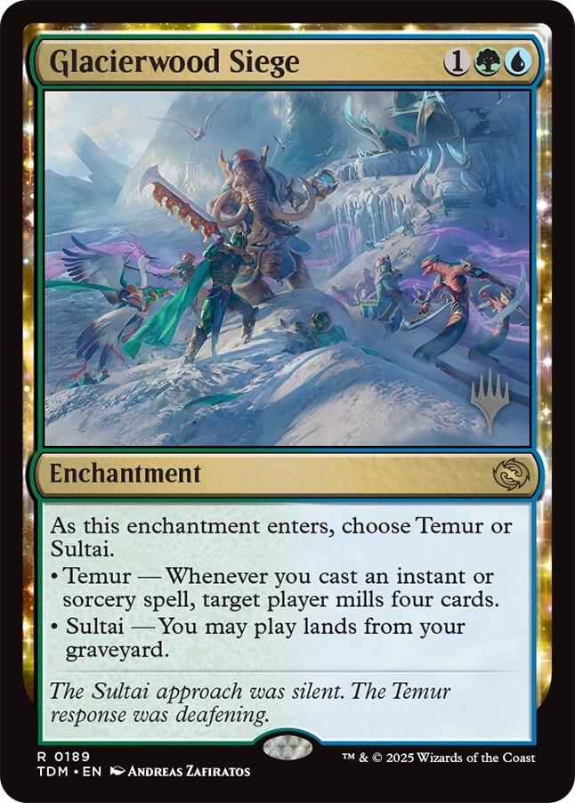 Glacierwood Siege [Tarkir: Dragonstorm Promos] | Local Legends
