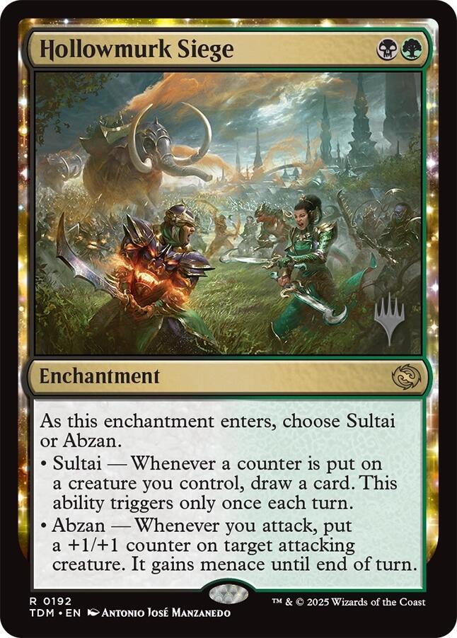 Hollowmurk Siege [Tarkir: Dragonstorm Promos] | Local Legends