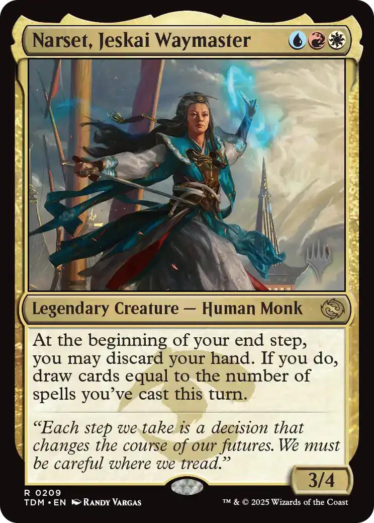 Narset, Jeskai Waymaster [Tarkir: Dragonstorm Promos] | Local Legends