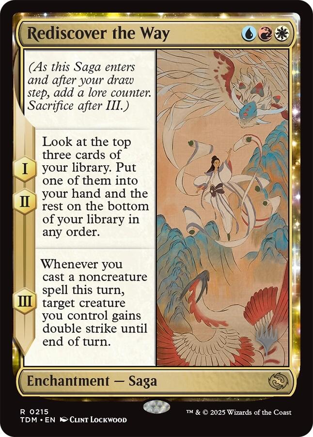 Rediscover the Way [Tarkir: Dragonstorm Promos] | Local Legends