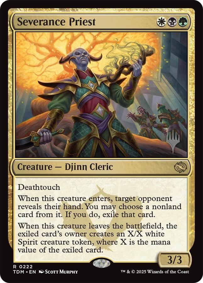 Severance Priest [Tarkir: Dragonstorm Promos] | Local Legends