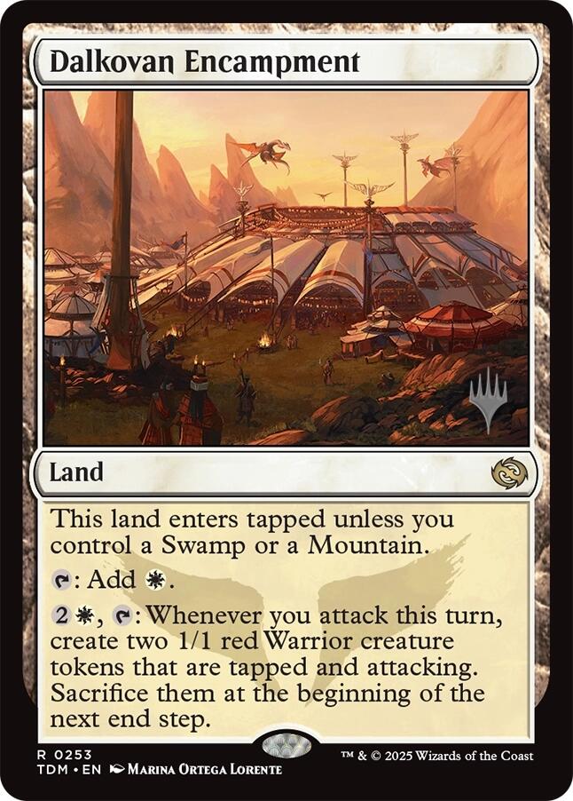 Dalkovan Encampment [Tarkir: Dragonstorm Promos] | Local Legends
