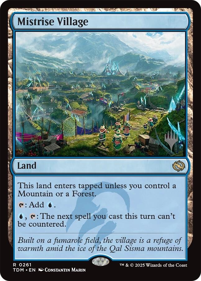 Mistrise Village [Tarkir: Dragonstorm Promos] | Local Legends