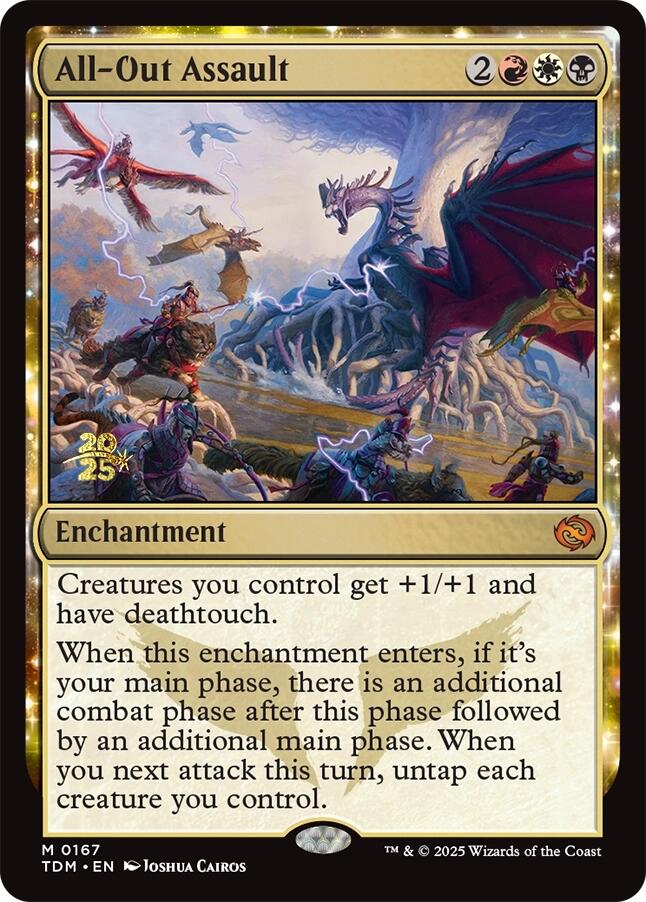 All-Out Assault [Tarkir: Dragonstorm Prerelease Cards] | Local Legends