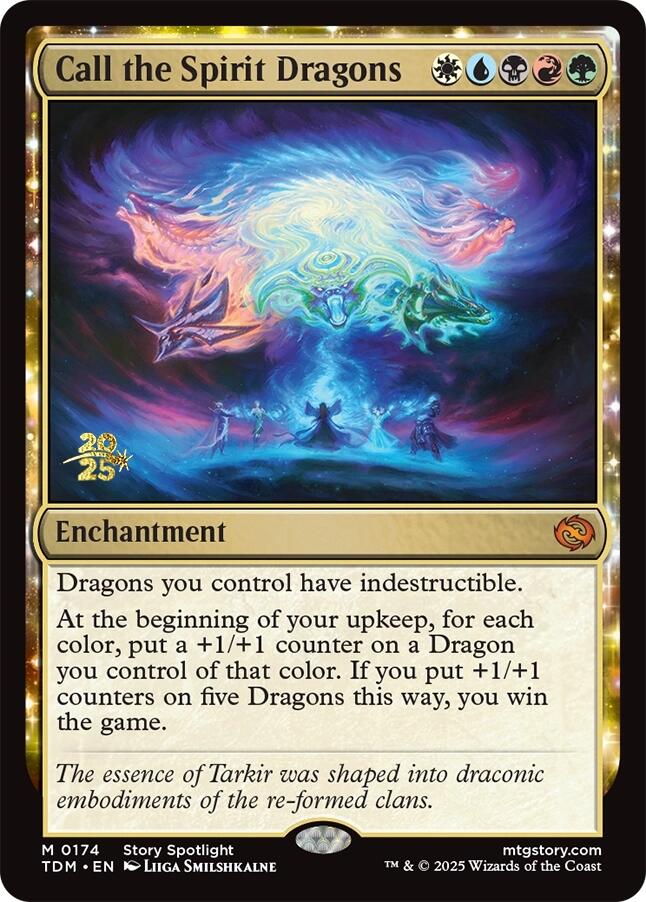 Call the Spirit Dragons [Tarkir: Dragonstorm Prerelease Promos] | Local Legends