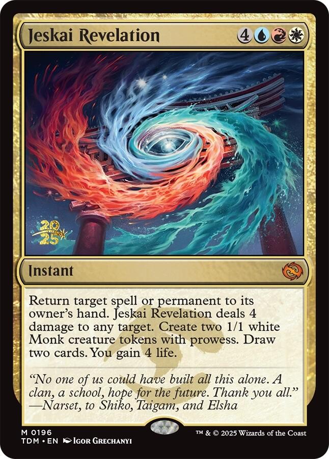 Jeskai Revelation [Tarkir: Dragonstorm Prerelease Promos] | Local Legends