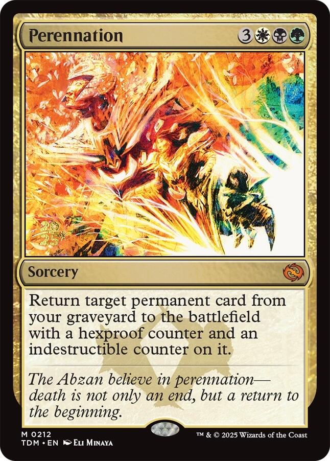 Perennation [Tarkir: Dragonstorm Prerelease Promos] | Local Legends