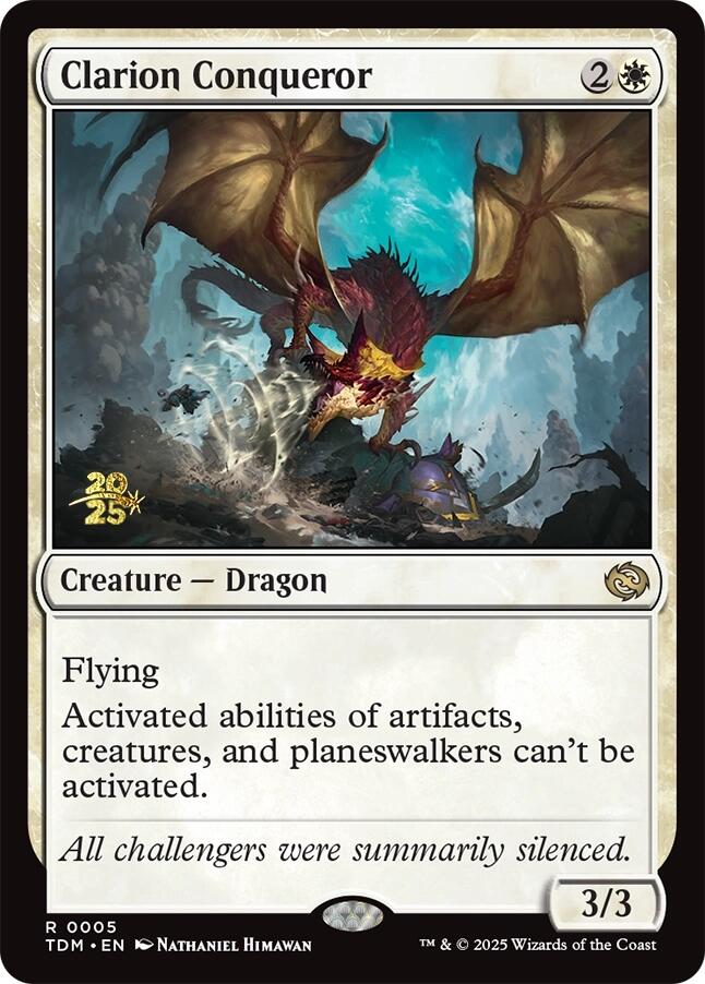 Clarion Conqueror [Tarkir: Dragonstorm Prerelease Promos] | Local Legends