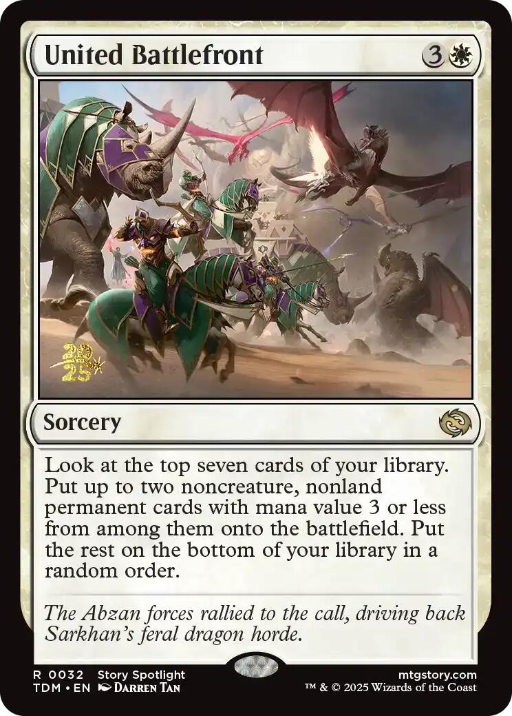 United Battlefront [Tarkir: Dragonstorm Prerelease Promos] | Local Legends