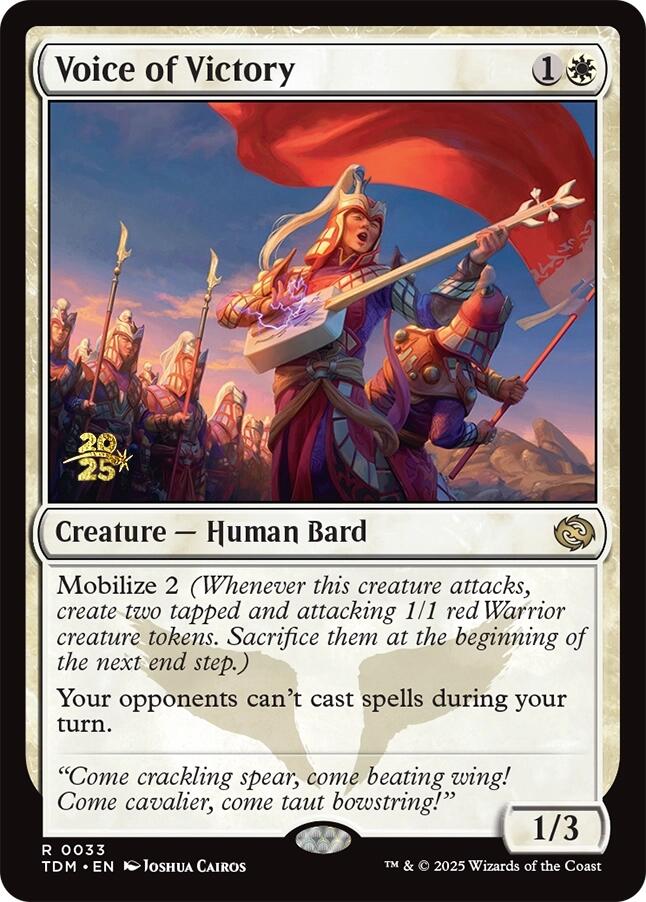 Voice of Victory [Tarkir: Dragonstorm Prerelease Promos] | Local Legends