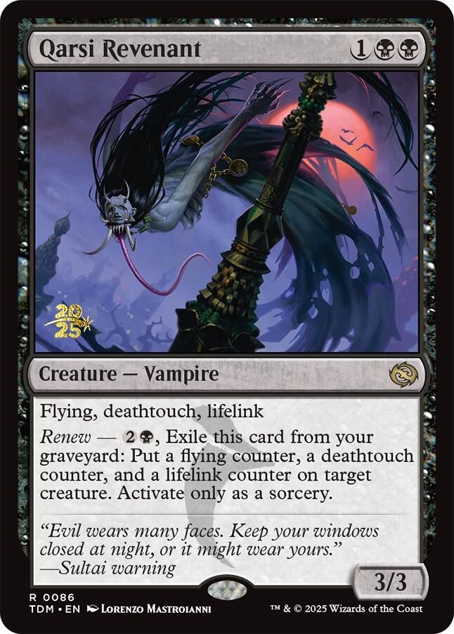 Qarsi Revenant [Tarkir: Dragonstorm Prerelease Promos] | Local Legends