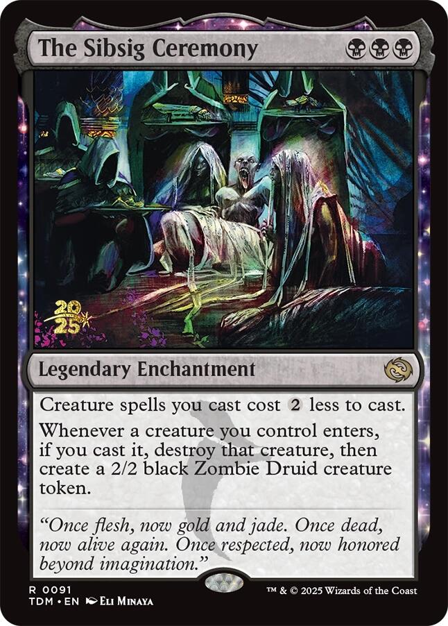 The Sibsig Ceremony [Tarkir: Dragonstorm Prerelease Cards] | Local Legends