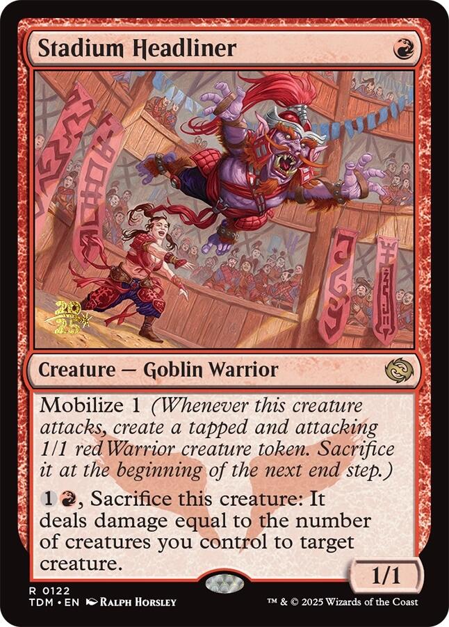 Stadium Headliner [Tarkir: Dragonstorm Prerelease Promos] | Local Legends