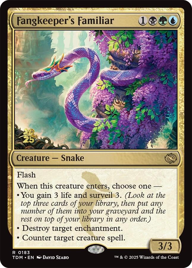 Fangkeeper's Familiar [Tarkir: Dragonstorm Prerelease Promos] | Local Legends