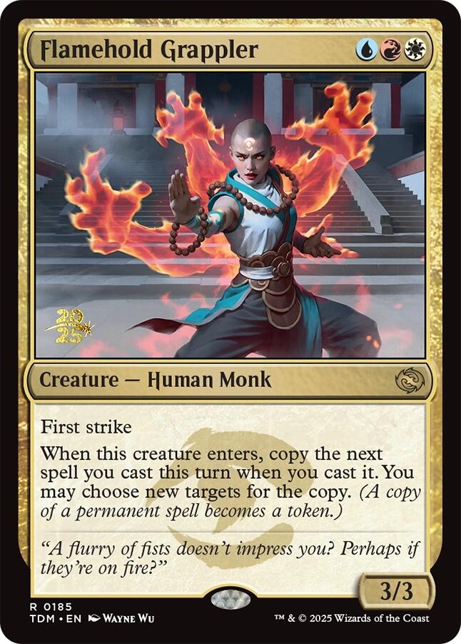 Flamehold Grappler [Tarkir: Dragonstorm Prerelease Cards] | Local Legends