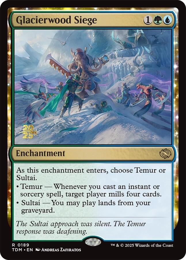 Glacierwood Siege [Tarkir: Dragonstorm Prerelease Promos] | Local Legends