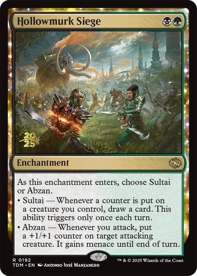 Hollowmurk Siege [Tarkir: Dragonstorm Prerelease Promos] | Local Legends