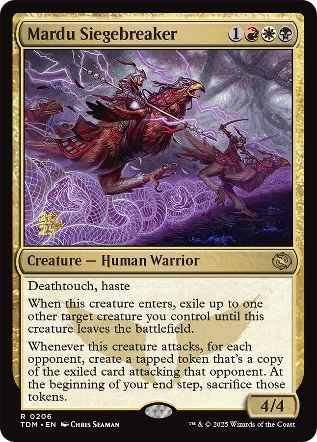 Mardu Siegebreaker [Tarkir: Dragonstorm Prerelease Promos] | Local Legends
