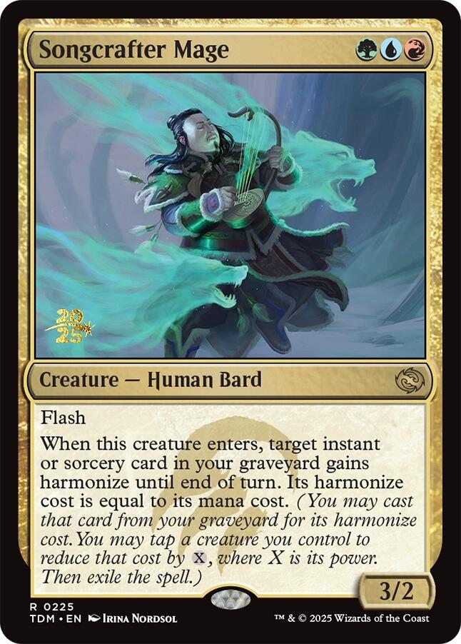 Songcrafter Mage [Tarkir: Dragonstorm Prerelease Promos] | Local Legends
