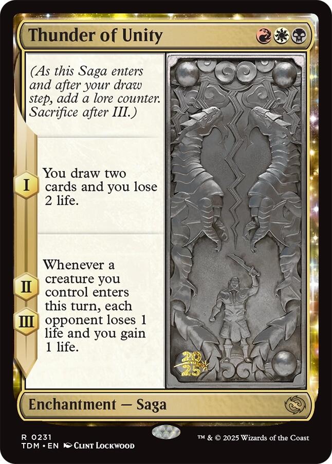 Thunder of Unity [Tarkir: Dragonstorm Prerelease Promos] | Local Legends