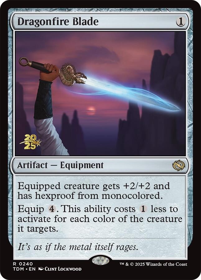 Dragonfire Blade [Tarkir: Dragonstorm Prerelease Promos] | Local Legends