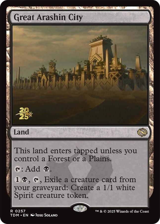 Great Arashin City [Tarkir: Dragonstorm Prerelease Promos] | Local Legends