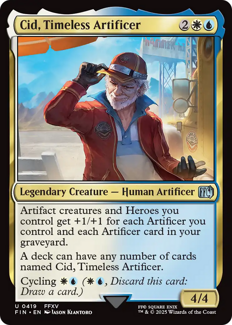 Cid, Timeless Artificer (0419) [FINAL FANTASY] | Local Legends