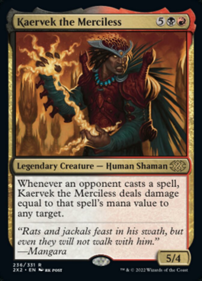 Kaervek the Merciless [Double Masters 2022] | Local Legends