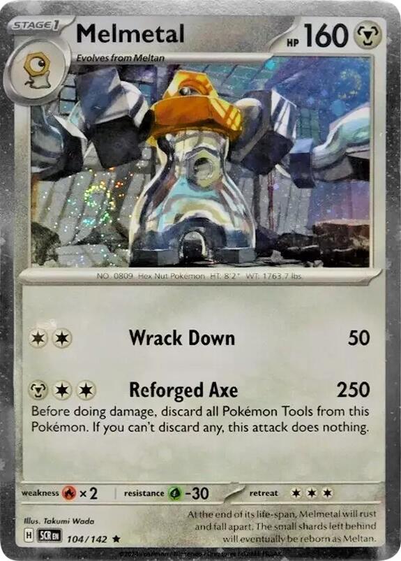Melmetal (104/142) (Cosmos Holo) [Scarlet & Violet: Stellar Crown] | Local Legends